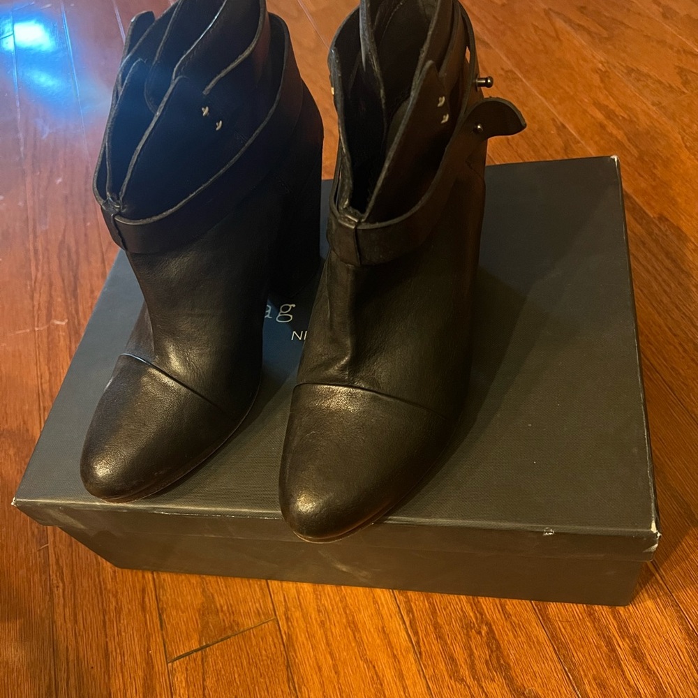 Rag & Bone Women's Black Ankle Boots - Picture 2 of 4